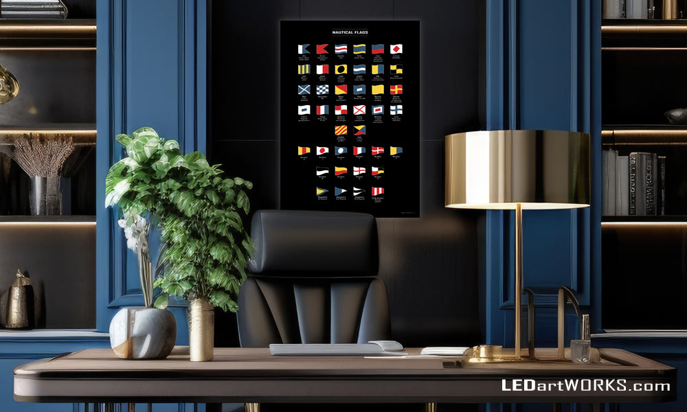 Lit Up: How LED Art Transforms Any Room