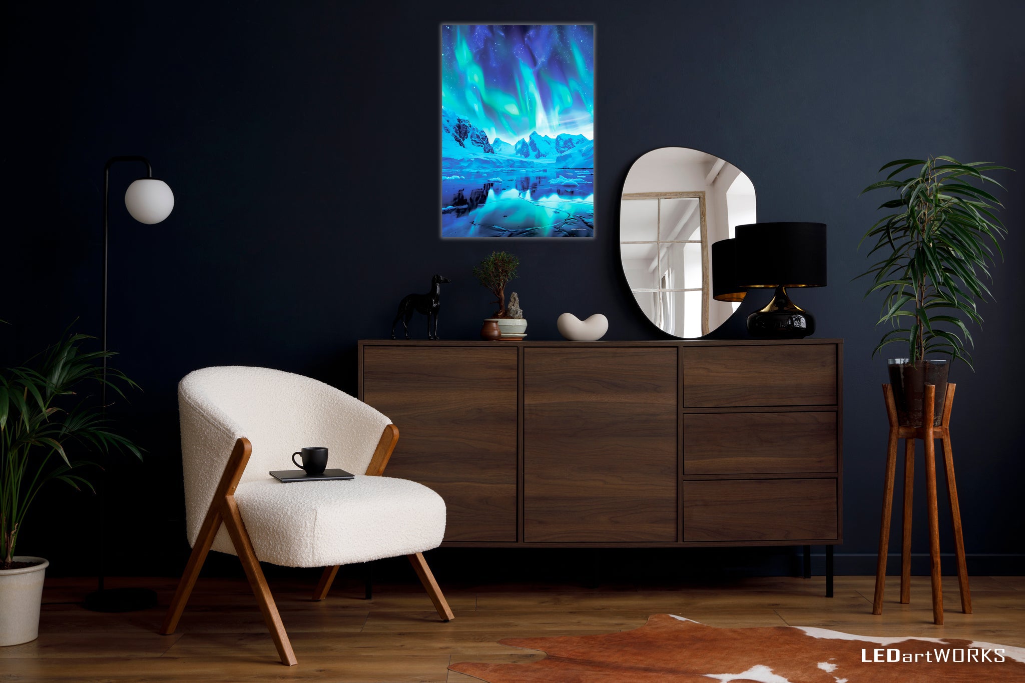 Arctic Reverie – Illuminated Wall Art