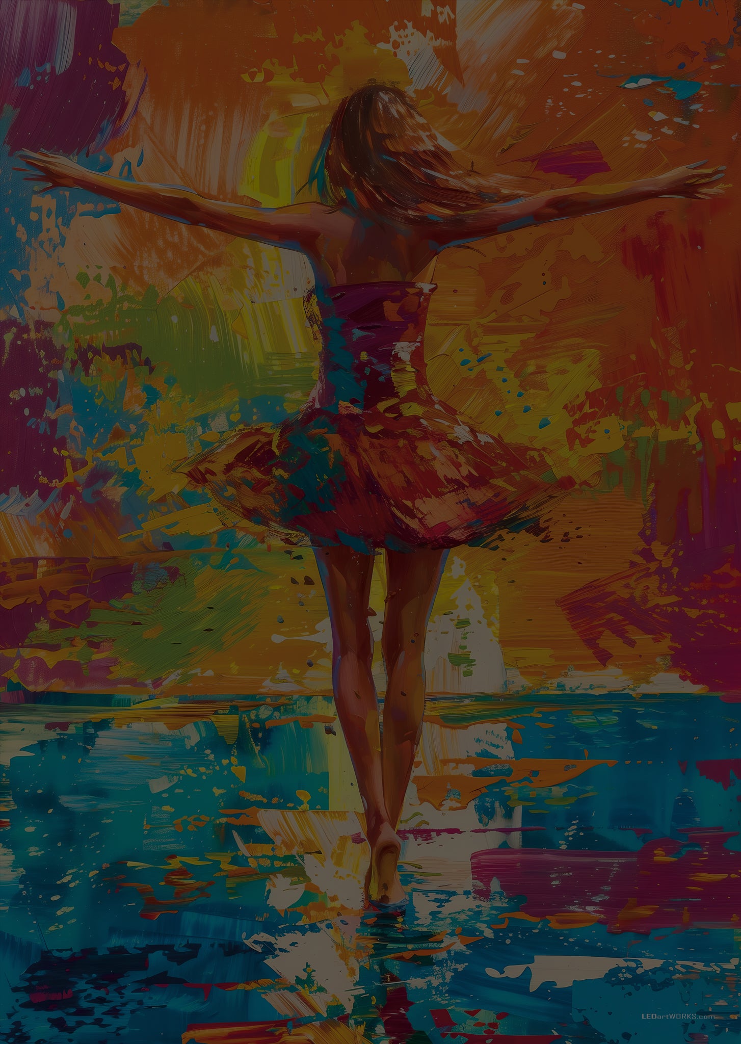 Color Me Free – Illuminated Wall Art