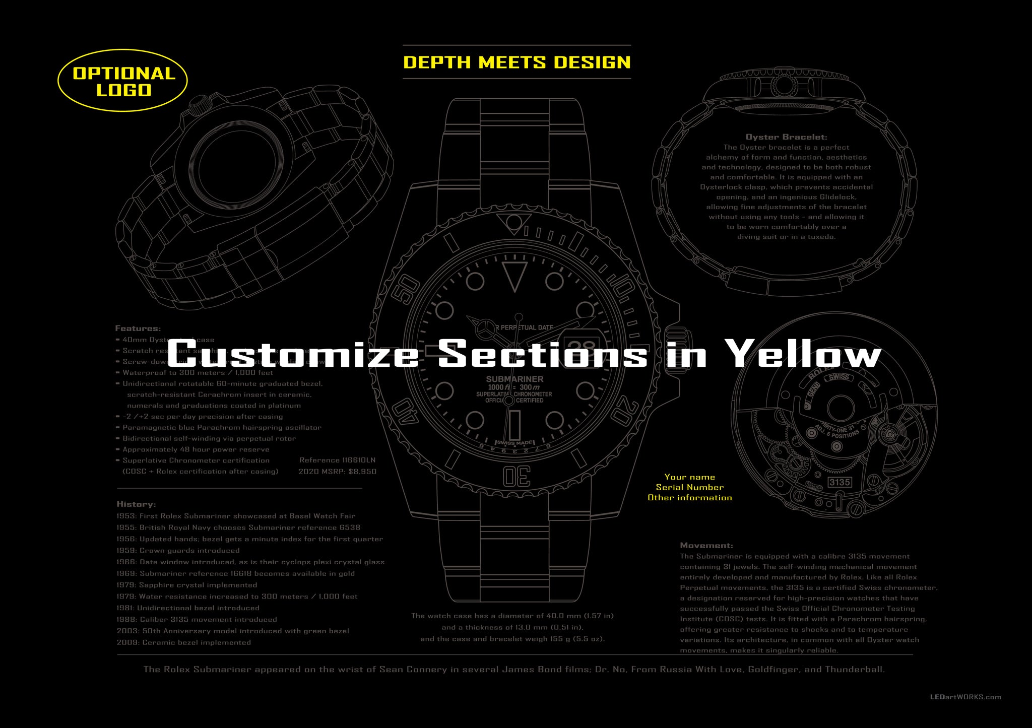 Depth Meets Design – Illuminated Technical Wall Art