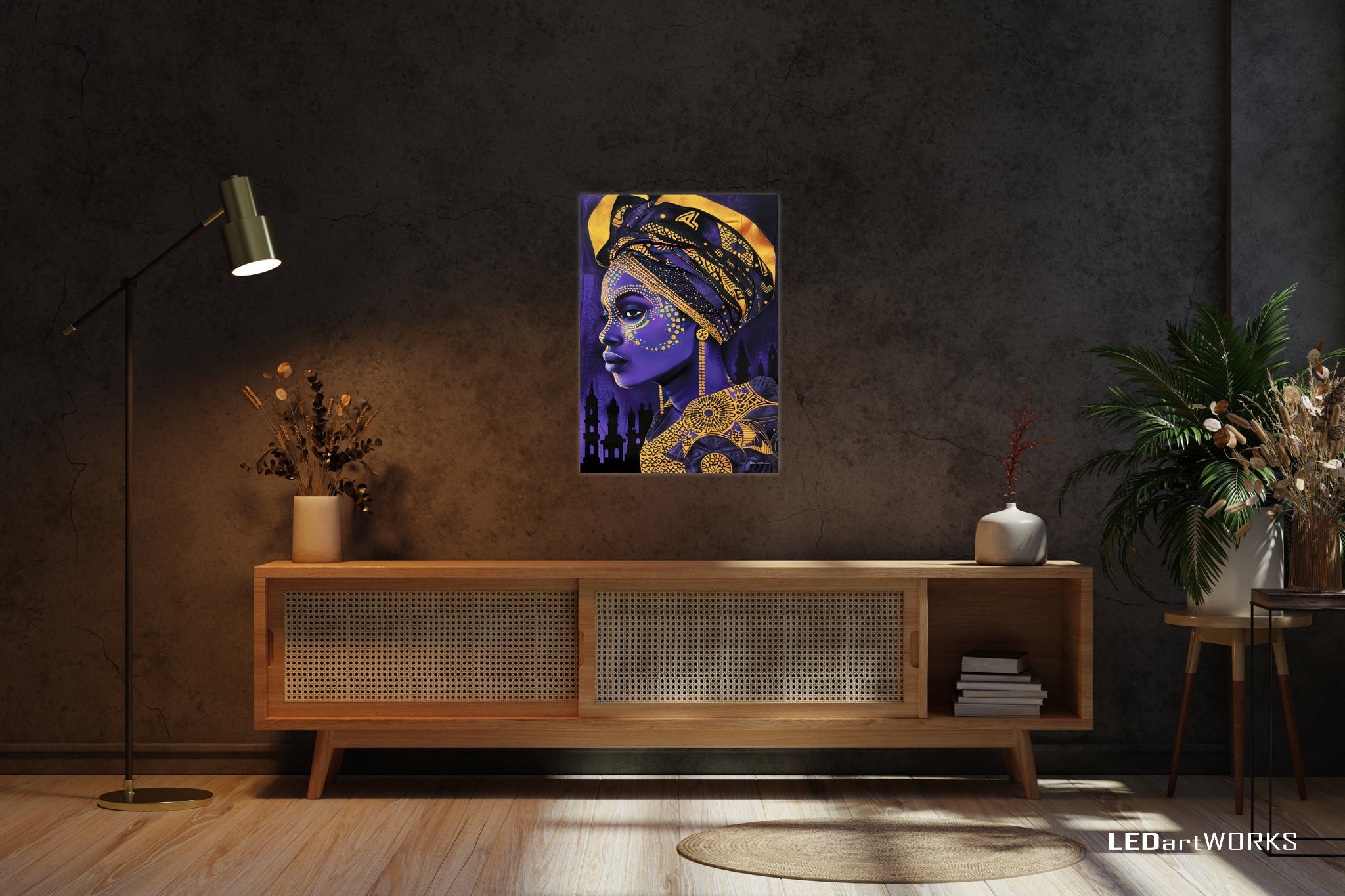 Royal Eclipse – Illuminated Wall Art
