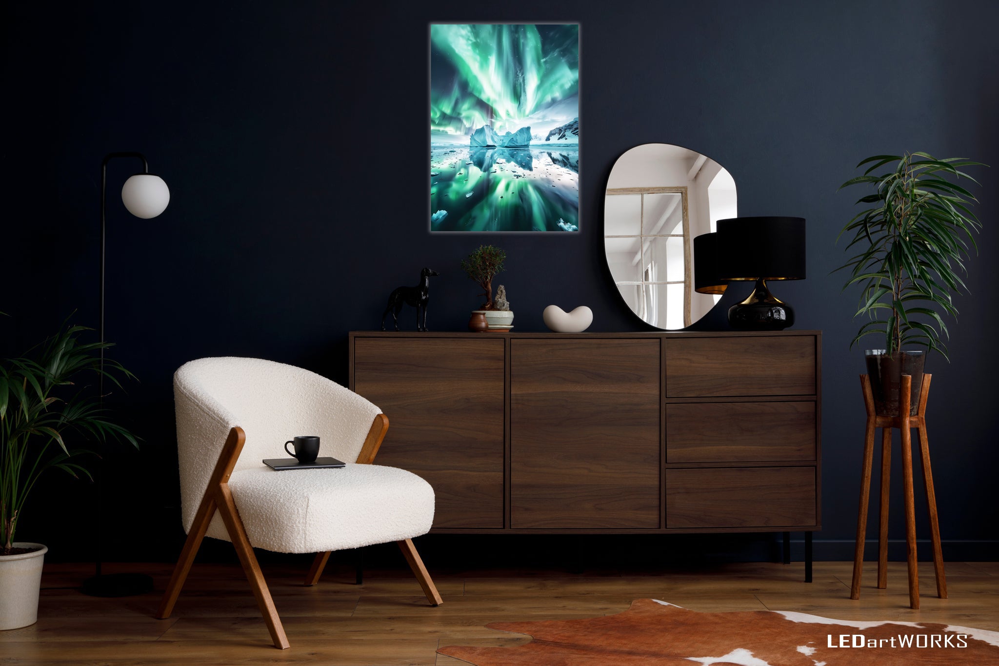 Veil of the North – Illuminated Wall Art