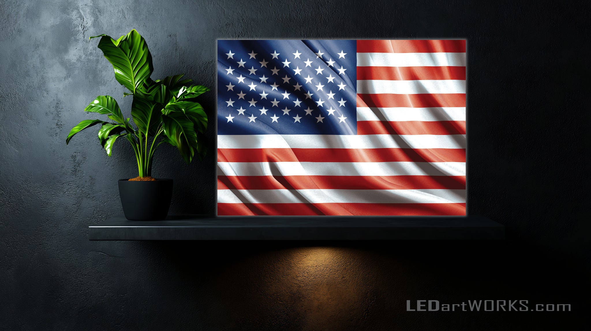 Flags of the World – Illuminated National Pride Wall Art