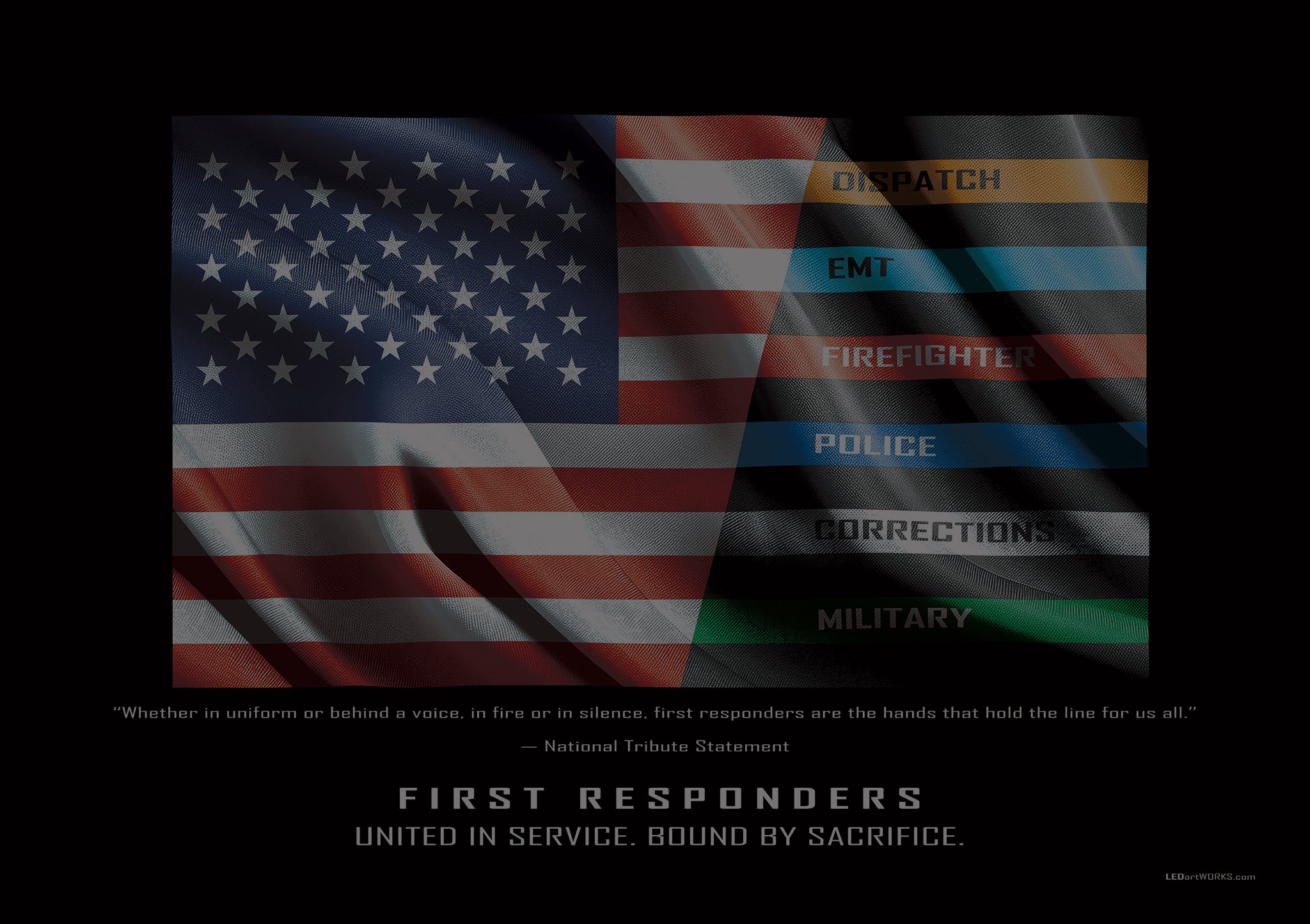 First Responders – Master Tribute Print